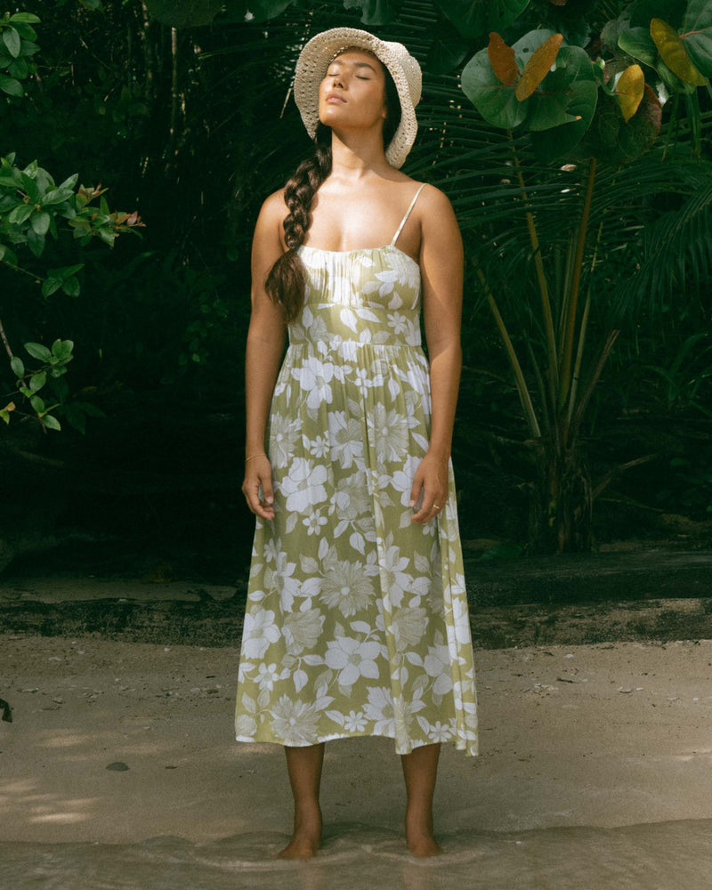 Your Babe Midi Dress Seaweed