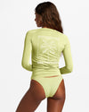 Sol Searcher Long Sleeve Rash Guard Light Lime