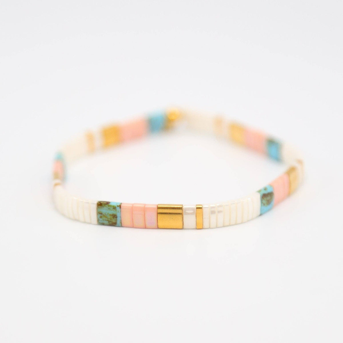 SALT AND ROSE - Tila Bead Bracelets: 6.25 inches - S / Vacation