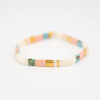 SALT AND ROSE - Tila Bead Bracelets: 6.25 inches - S / Vacation