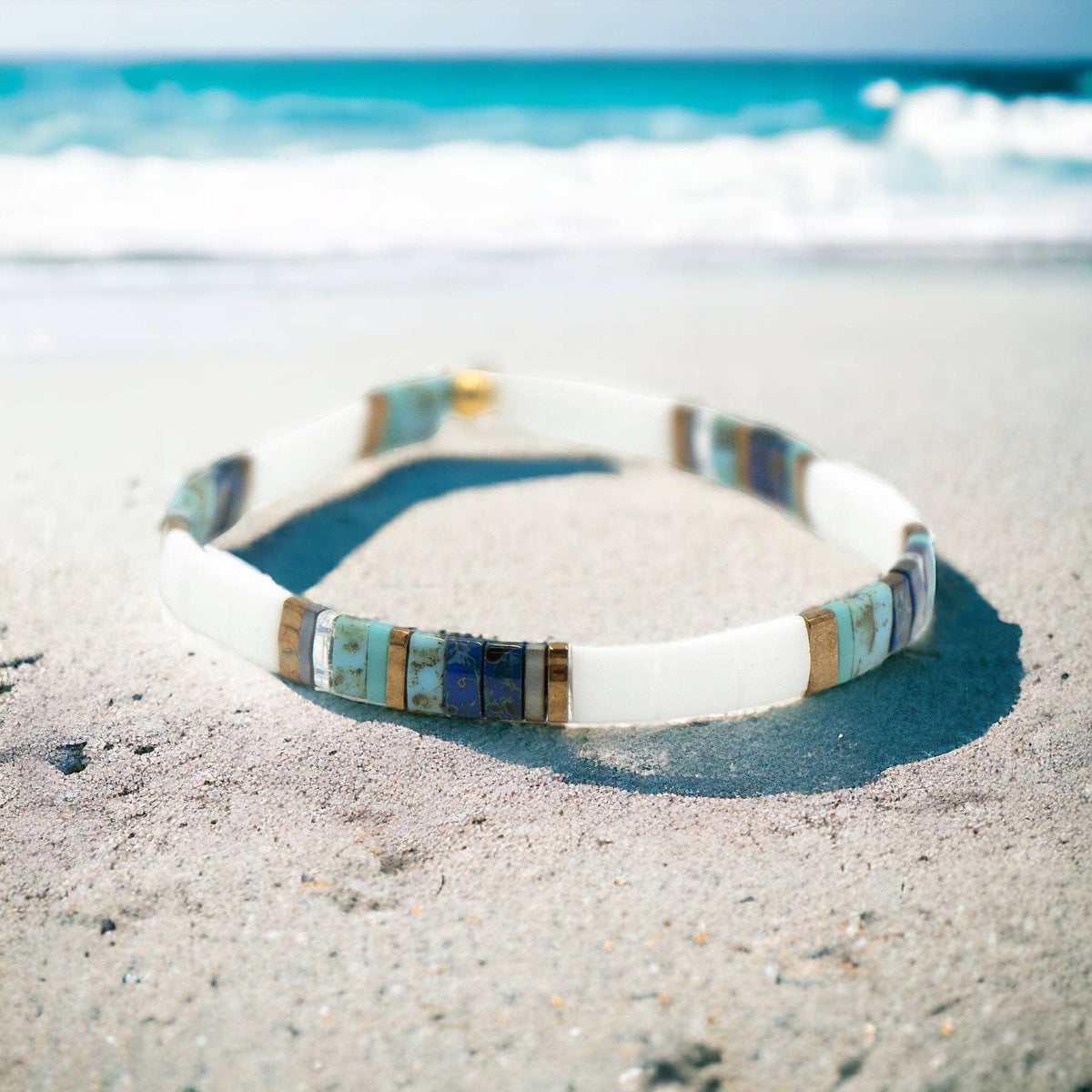 SHORES OF MAINE - Tila Bead Bracelet | Single: 6.50 Inches - M