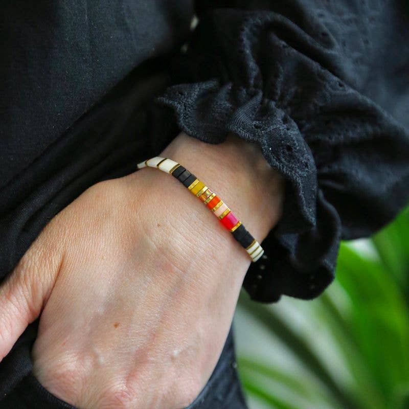 CITY LIGHTS - Tila Bead Bracelet | Single: 6.25 Inches - S
