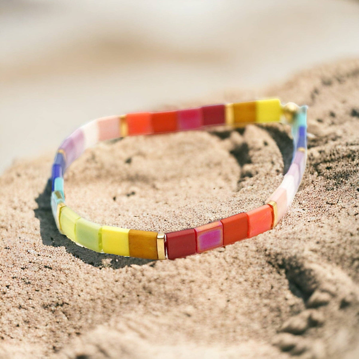 PRISM - Tila Bead Bracelet | Single: 6.25 Inches - S