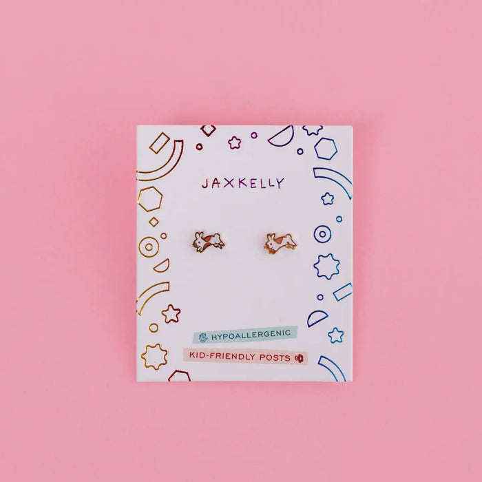 Bunny Enamel Kids Earrings