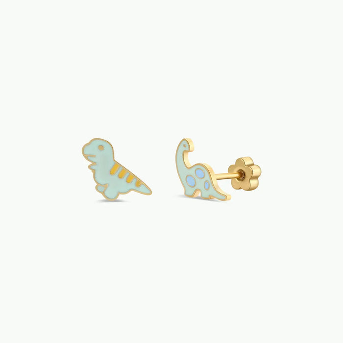 Dinosaur Enamel Kids Earrings