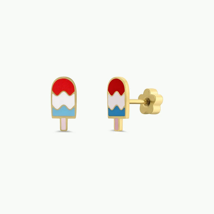 Popsicle Enamel Kids Earrings