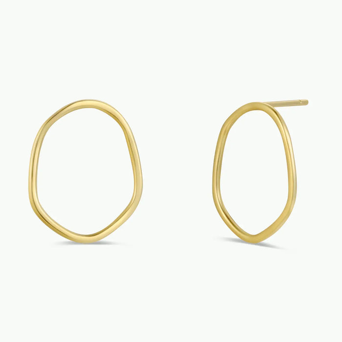 Gold Organic Hoop