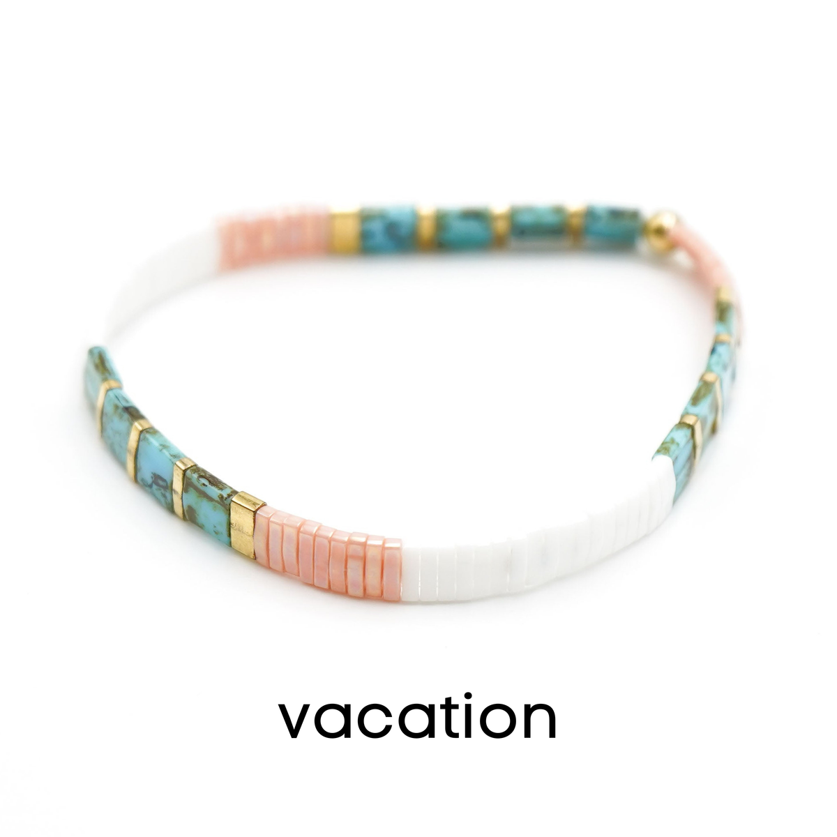 BOHO SUNRISE - Tila Bead Bracelets: 6.25 inches - S / Going Coastal
