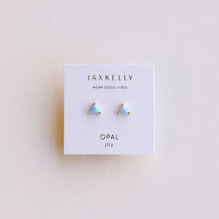 Fire Opal Mini Energy Gems Earrings