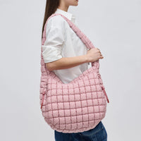 Revive Puffer Hobo Bag Rose