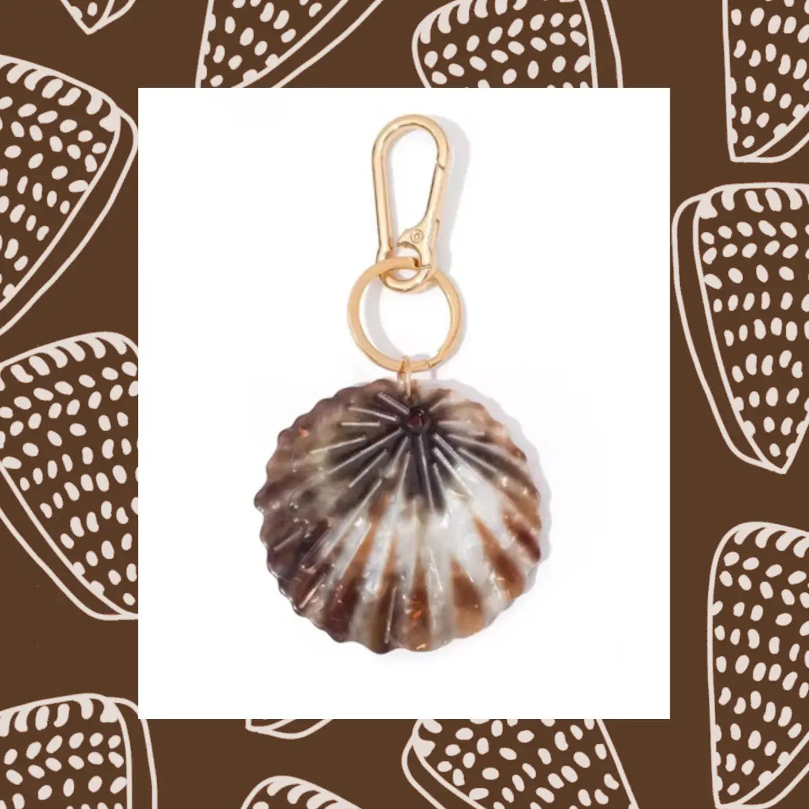 Opihi Shell Keychain