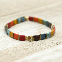 STAINED - Tila Bead Bracelet 6.25 inches - S