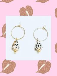 Hebrew Cone Gold Small Hoop