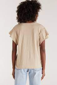 Adrina Slub Tee Garden Fog