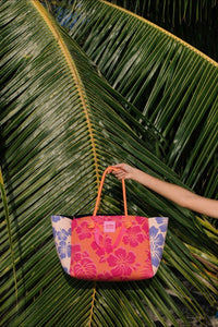 The Everything Bag in Raspberry Orange