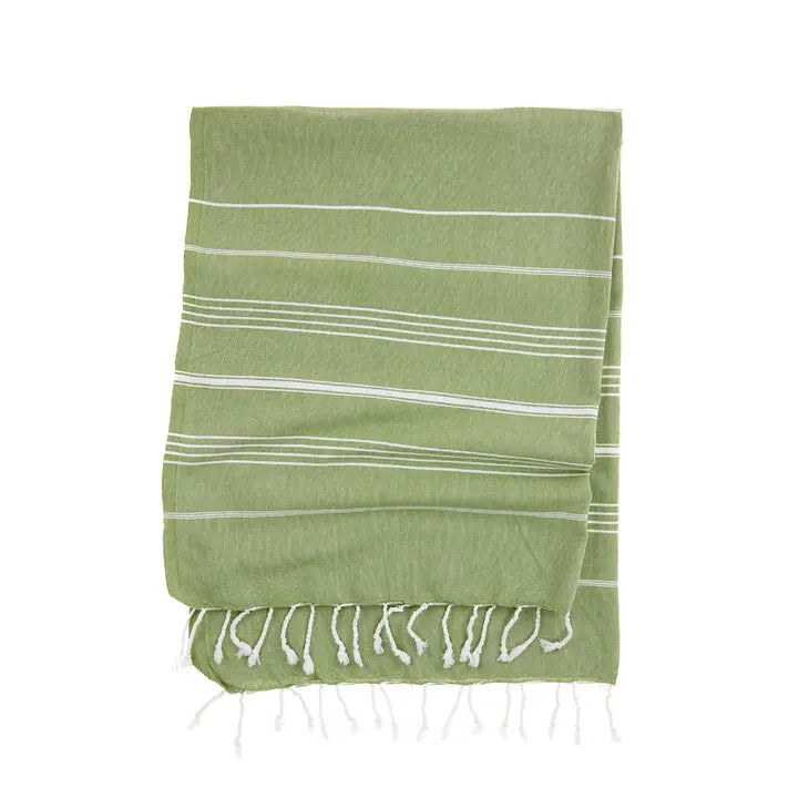 Essential Turkish Towel Olive Green