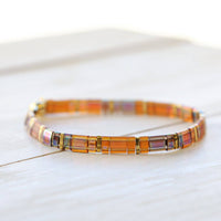 PAINTED MESA - Tila Bead Bracelets: 6.25 inches - S / Cathedral