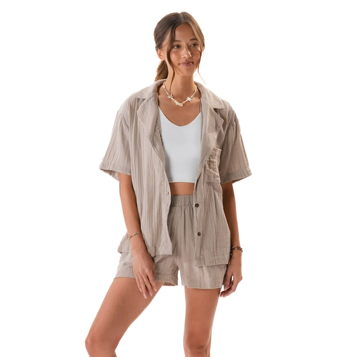 Shelly Shirt Stone