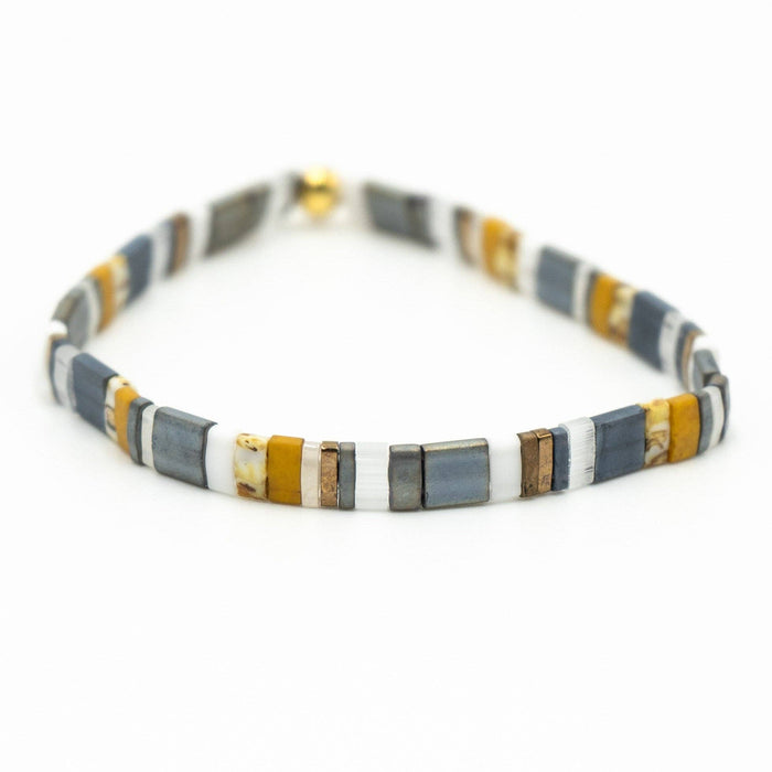 STORMY - Tila Bead Bracelet | Single: 6.50 Inches - M