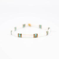 SIERRA GOLD - Tila Bead Bracelets: 6.25 inches - S / Desert Sands