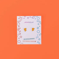Pizza Enamel Kids Earrings