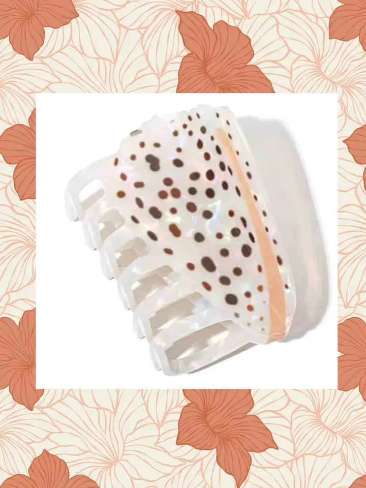 Flea Cone Shell Claw Clip