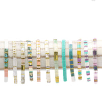 BOHO SUNRISE - Tila Bead Bracelets: 6.25 inches - S / Going Coastal