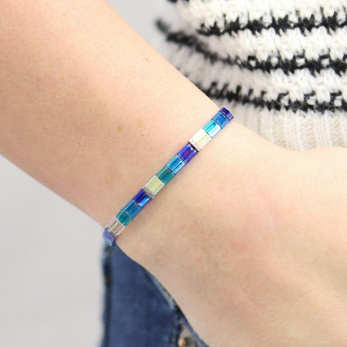 GLASS LAKE - Tila Bead Bracelet | 6.50 Inches - M