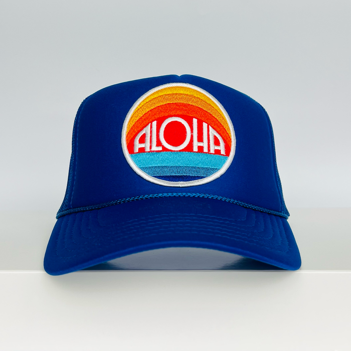 ALOHA Hat Royal Blue