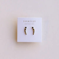 Crawler Earrings Black