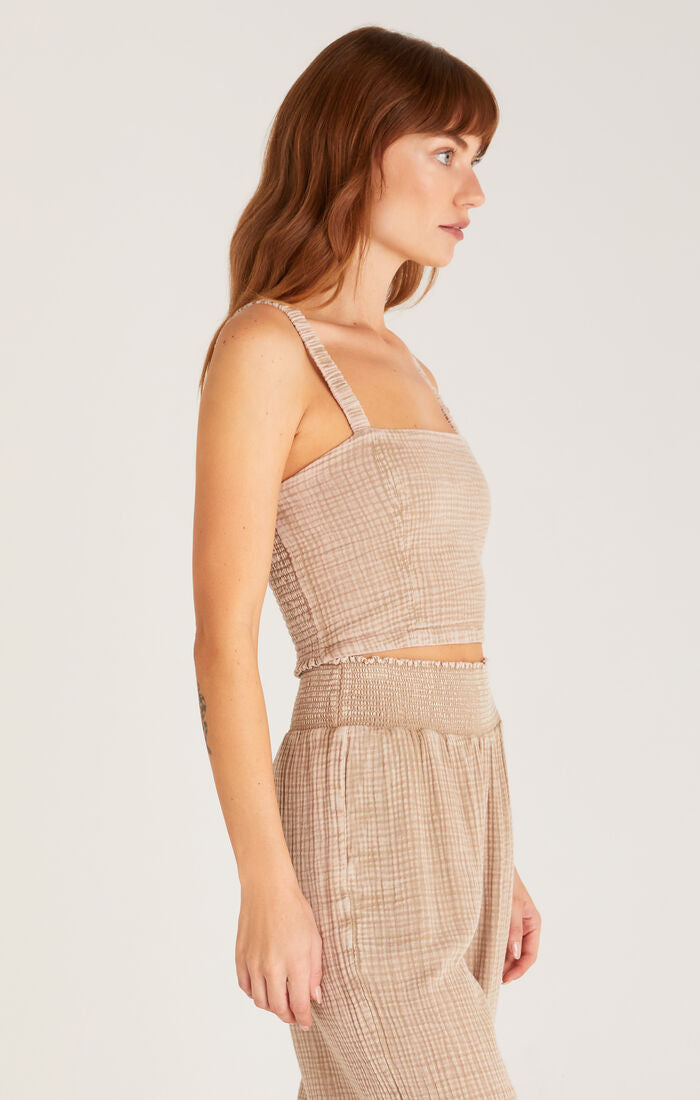Cambria Gauze Top Dune