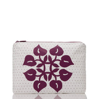 Hilo Dot Mid Pouch White