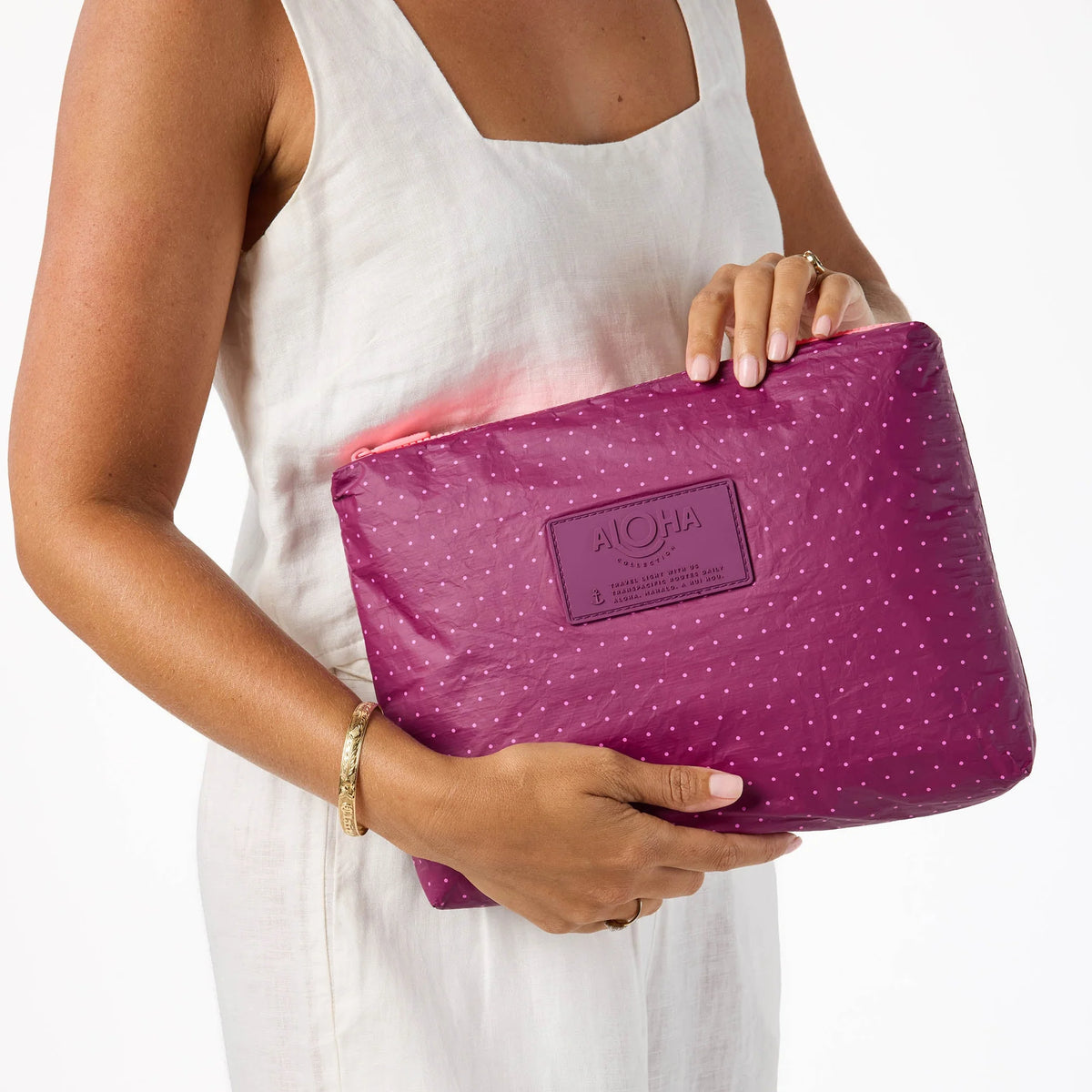 Oui Mid Pouch Plum