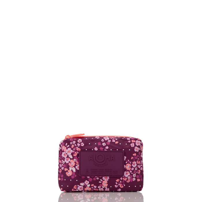 Wildflower Mini Pouch Plum