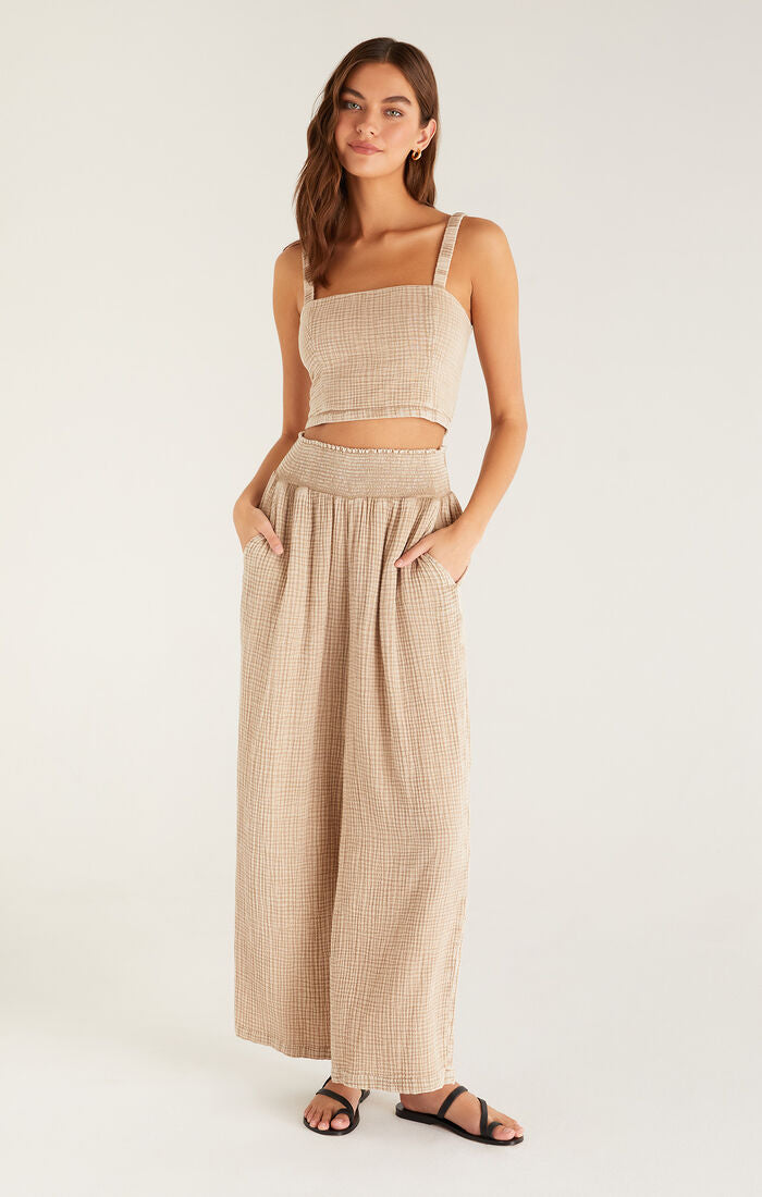 Cambria Gauze Top Dune