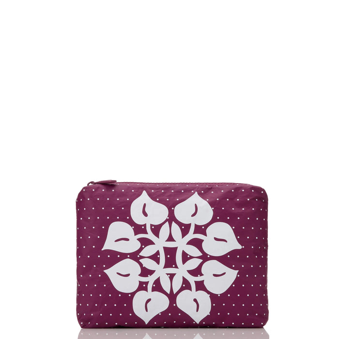Hilo Dot Small Pouch Plum
