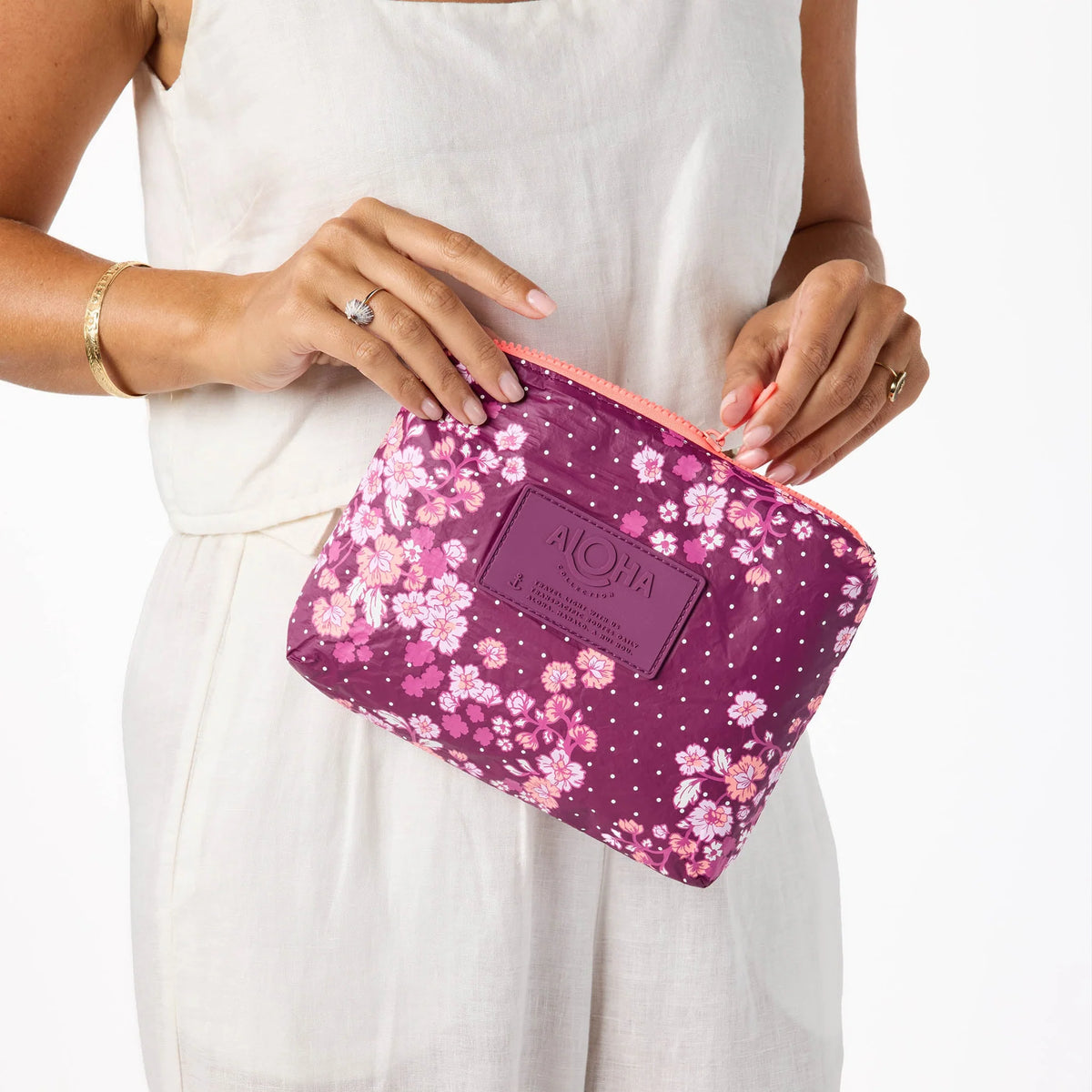 Wildflower Small Pouch Plum