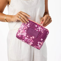Wildflower Small Pouch Plum