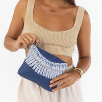 Ginger Small Pouch Hanalei Moon on Navy