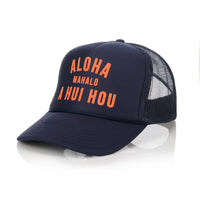 A Hui Ho Trucker Hat Navy