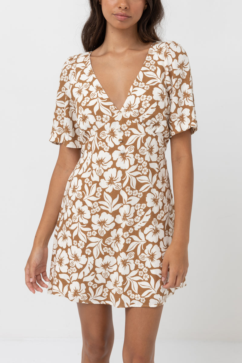 Pacific Mini Dress Golden