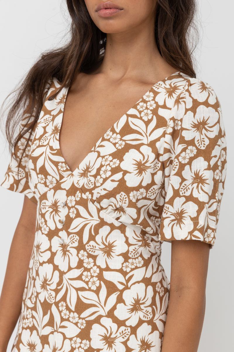 Pacific Mini Dress Golden