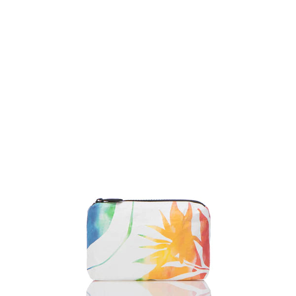 Painted Birds Mini Pouch Rainbow