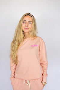 Love Birds Crewneck Peach