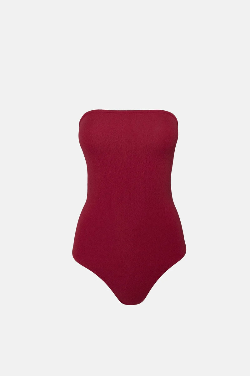 Avoca Strapless One Piece Berry