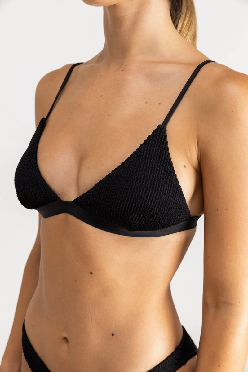Wave Break Bralette Black