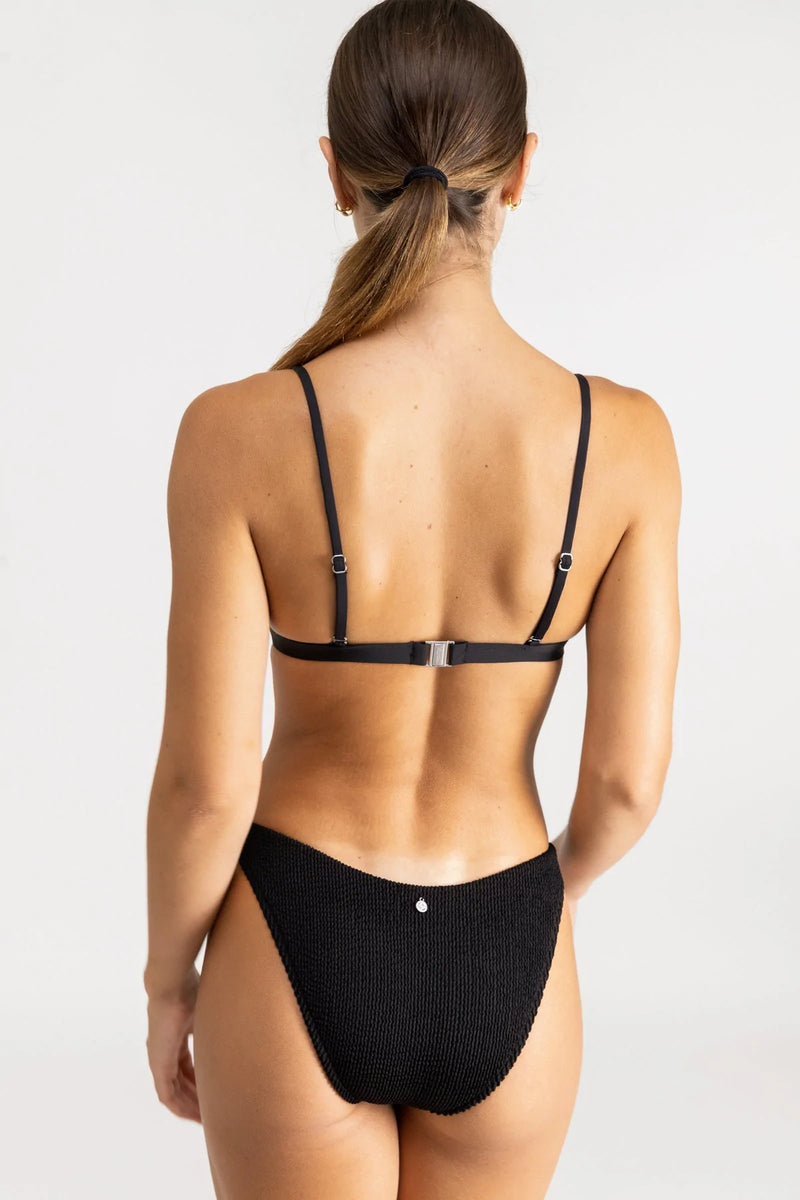 Wave Break Bralette Black