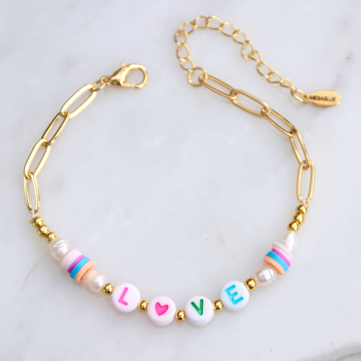 Beaded Love Bracelet