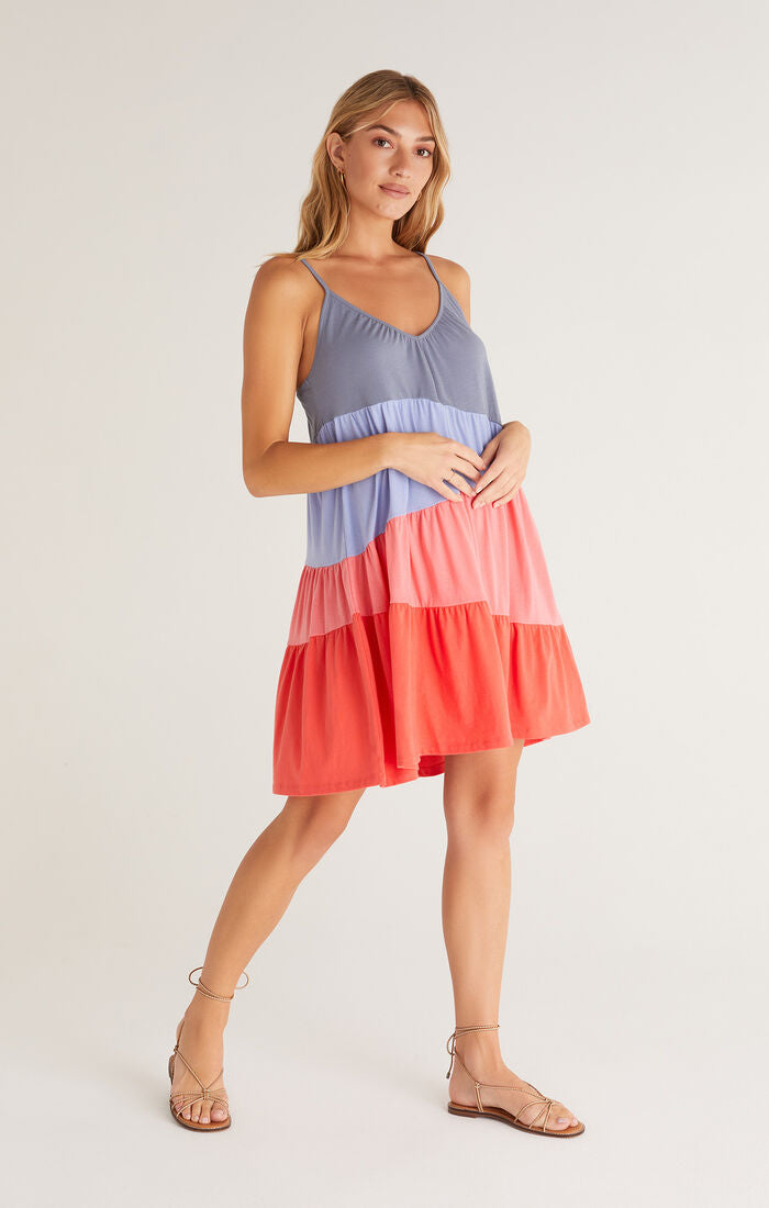 Amalfi Colorblock Dress in Bluebird