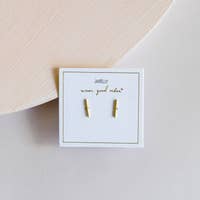Minimalist Bar Earrings